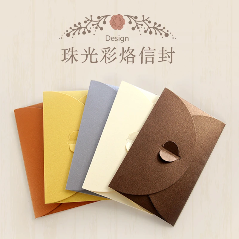 もっと色真珠光沢フリッピング紙封筒の愛ラブレター招待文字は手紙 Paper Envelope Bag Paper Glovepaper Printer Aliexpress