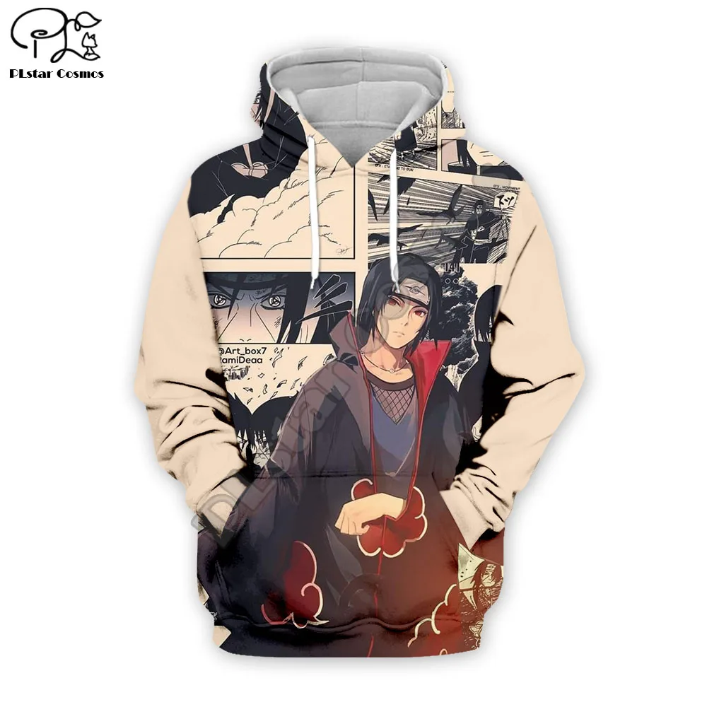 

PLstar Cosmos Naruto 3D Printed Hoodie Mens Womens hip hop apparel boy for girl hoodies Uchiha Sasuke jacket Plus size XS-7XL