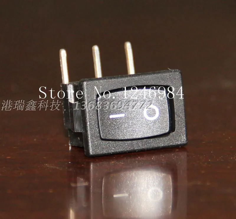 

[SA]Power switch R19A -Taiwan group LIGHT Rocker Rocker switch RA22 horizontal curved tripod legs--100PCS/LOT