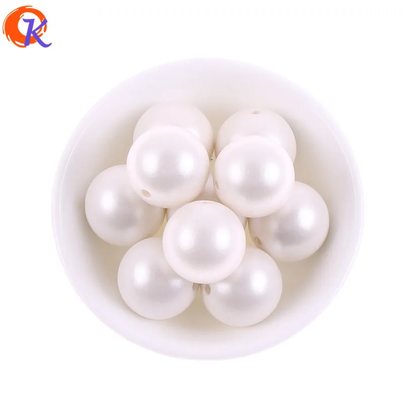 

Promotion 20MM 10Pcs/Lot White Matte Pearl Beads Jewelry Making Beads For The Young