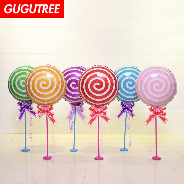 

GUGUTREE PARTY 45cm pink blue red sweets candies foil ballon wedding event christmas halloween festival birthday party HY-97