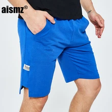 Aismz Летние повседневные шорты мужские пляжные шорты мужские однотонные Дышащие Короткие брюки мужские бордшорты брендовая одежда US/EUR размер