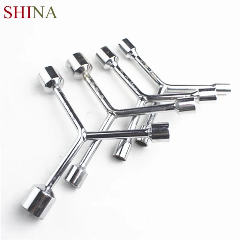 SHINAT Type Y Socket Wrench Carbon Steel Chrome Surface Three jaw