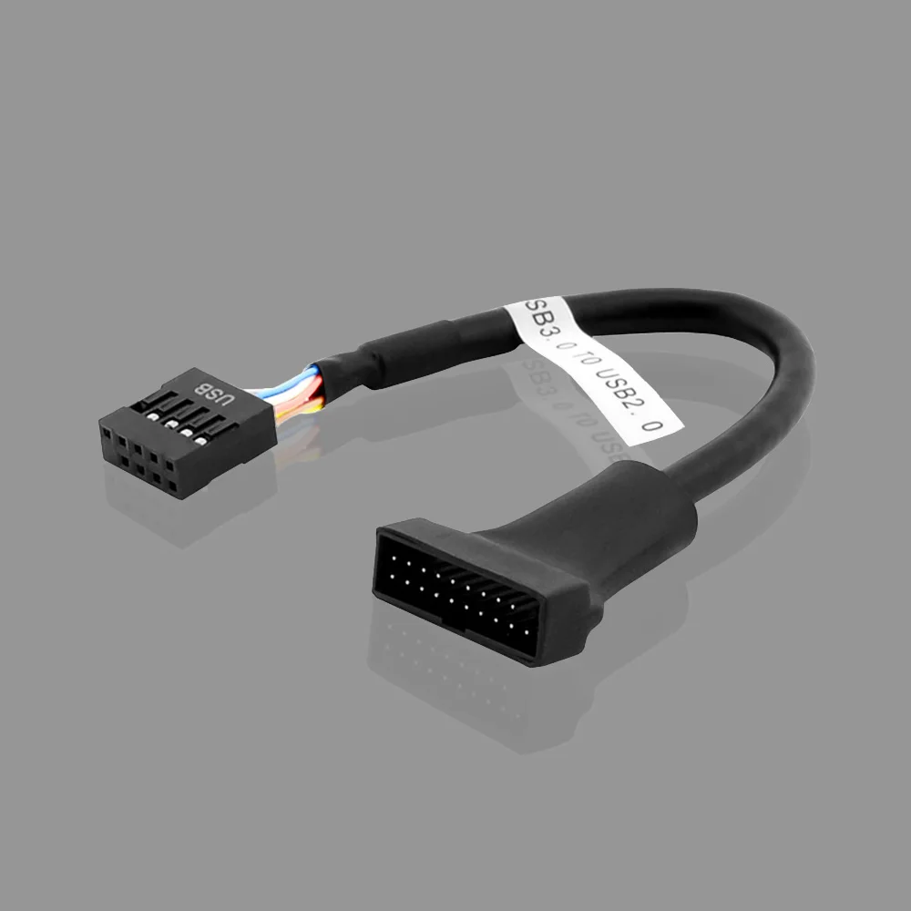 15 см USB 3,0 20pin корпус штекер для материнской платы USB 2,0 9pin женский кабель адаптер для настольного компьютера ПК материнская плата