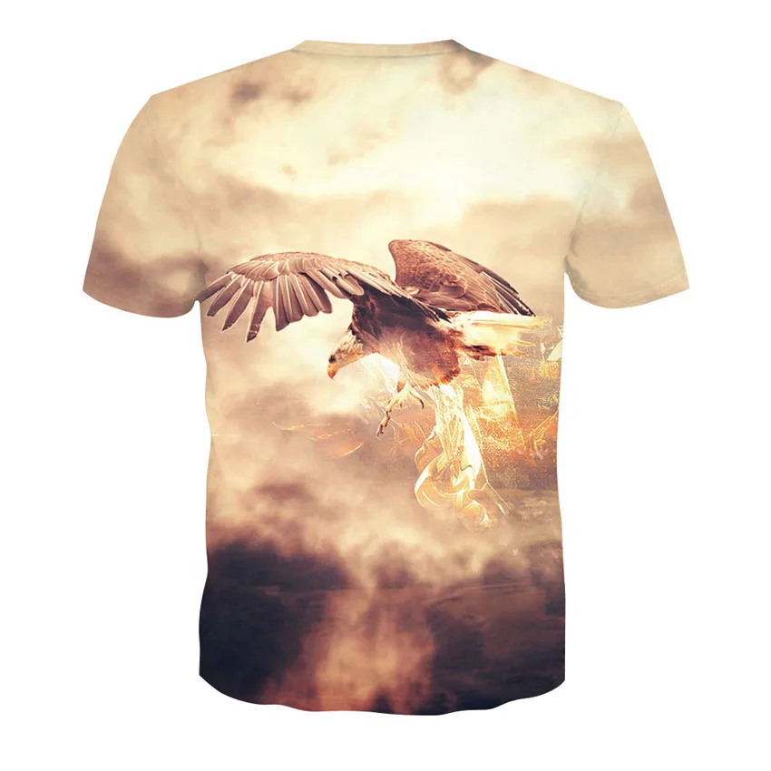 D-119-凯诚T恤短袖模板-后