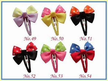 

300 Good Girl 2/2.75" New Boutique Hair Bow + Snap Clip 8 Styles 480 No.