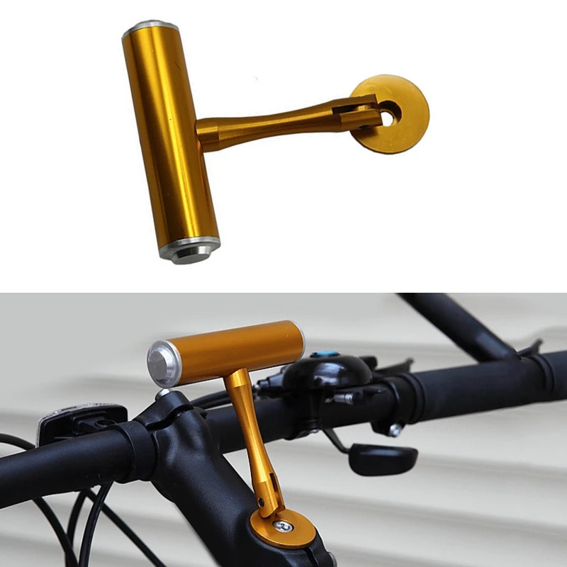 

MUQZI Bicycle Handelbar Expansion Rack Cycling Multifunction Headset Cover Extension Frame Mountain Road Bike T-type Adapter