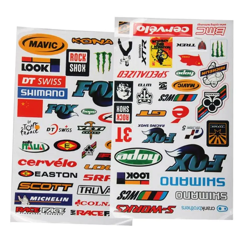 

MTB Bicycle Accessories Bike Car Stickers MTB Cycling Mountain Bike Skateboard Decal Bicycle Sticker Decoration Random Sent