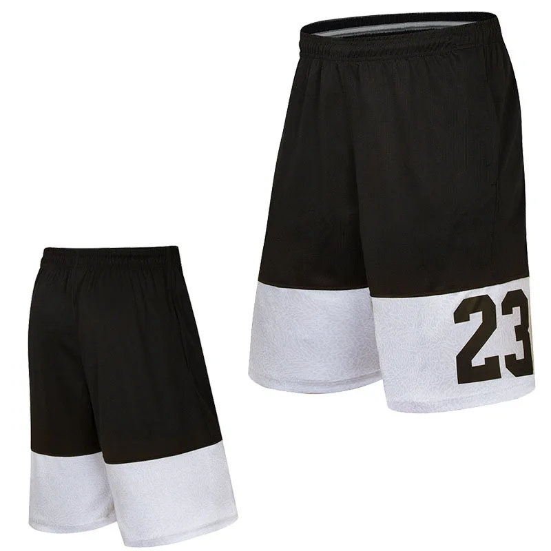 Номер 23 мужские баскетбольные шорты спортивные до колена эластичное талии Feminino тренажерный зал работает короткие брюки мужской плюс Размеры