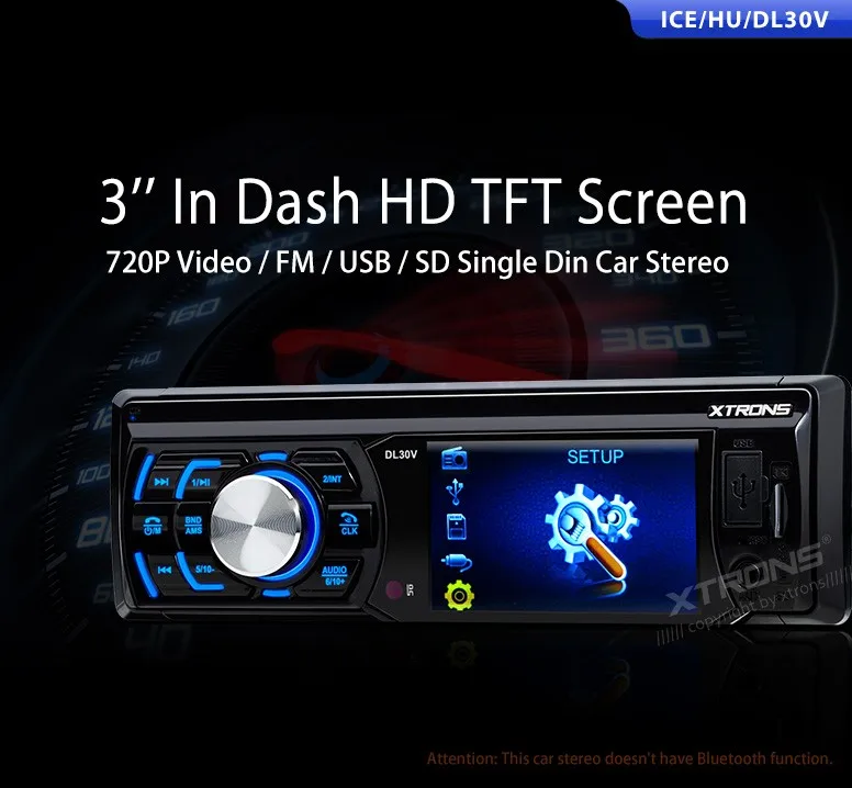 XTRONS 3 дюймов в тире HD TFT экран 720 P видео FM USB SD один 1 Din стерео поддерживается MP3 MP4 без DVD слот