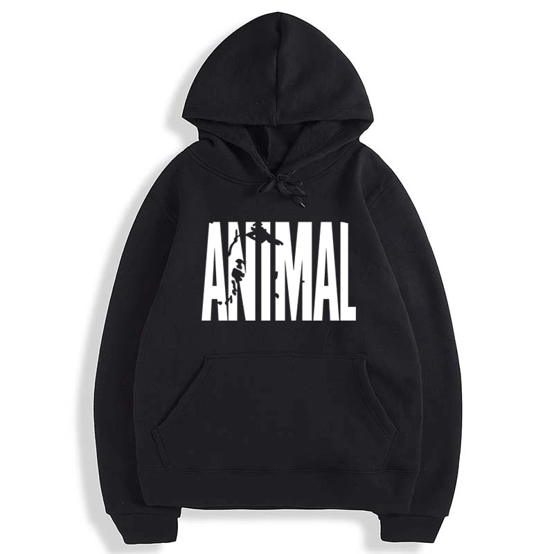 con capucha de animales para para hombre, Crossfit, Fitness, ejercicio gimnasio, Musclefitting, sudadera para hombre, sudadera de lana primavera invierno 2018|Sudaderas con y sudaderas| - AliExpress