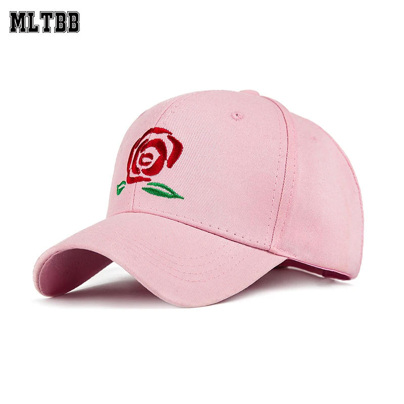 Buy MlTBB Embroidery Rose Baseball Cap Women Summer