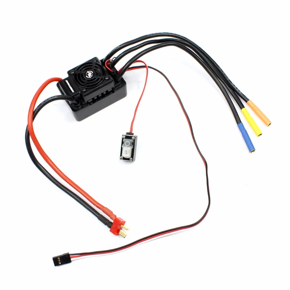 Контроллер скорости Hobbywing EZRUN WP SC8 120A водонепроницаемый бесщеточный ESC для