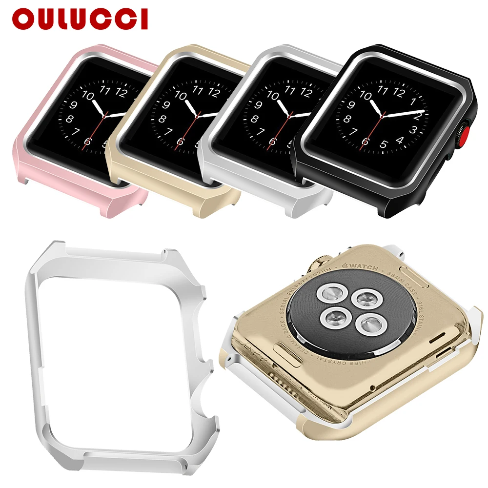 

Oulucci watches band accessories case for apple watch 38mm/42mm sport wrist strap watch protective case apple watch 4 /3/2/1