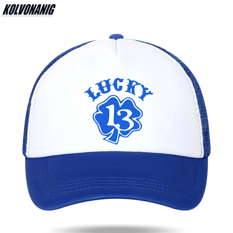 Забавная бейсболка Lucky Number 13 с принтом в виде покера для мужчин и женщин мужская