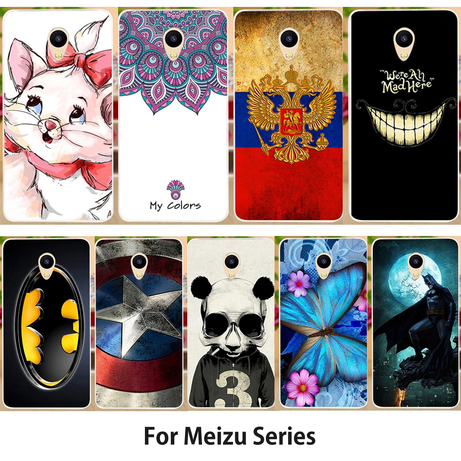 

Anunob Case For Meizu M5c Meilan 5C M6 M3 M5 Note Max U10 M2 Mini Pro 7 Plus Cover A5 M5C E3 M6T U20 S6 5 5S M5 Mx4 Mx5 S6 5S