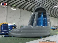 high quality PVC inflatable water slide/ inflatable slide with pool for adult