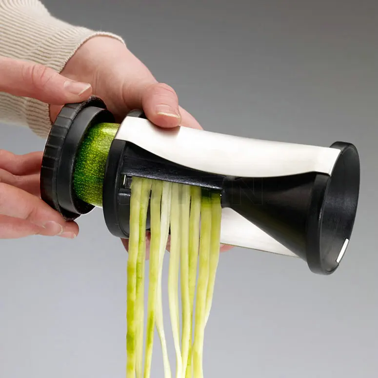 

Vegetable Fruit Spiral Shred Process Device Cutter Slicer Peeler Kitchen Gadget
