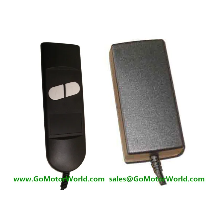 Saída da C.c. v da Caixa de Controle do Adaptador de Alimentação do Atuador v com Interruptor da Mão do Aparelho do Fio Controlador Linear Entrada ou 24 110-240 12