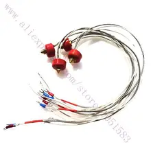 2pcs 3D Printer Thermocouple Heating Printhead Kit K-type Thermocouple Extruder- 0.2/0.3/0.4/0.5mm Nozzle/12V/24V Optional