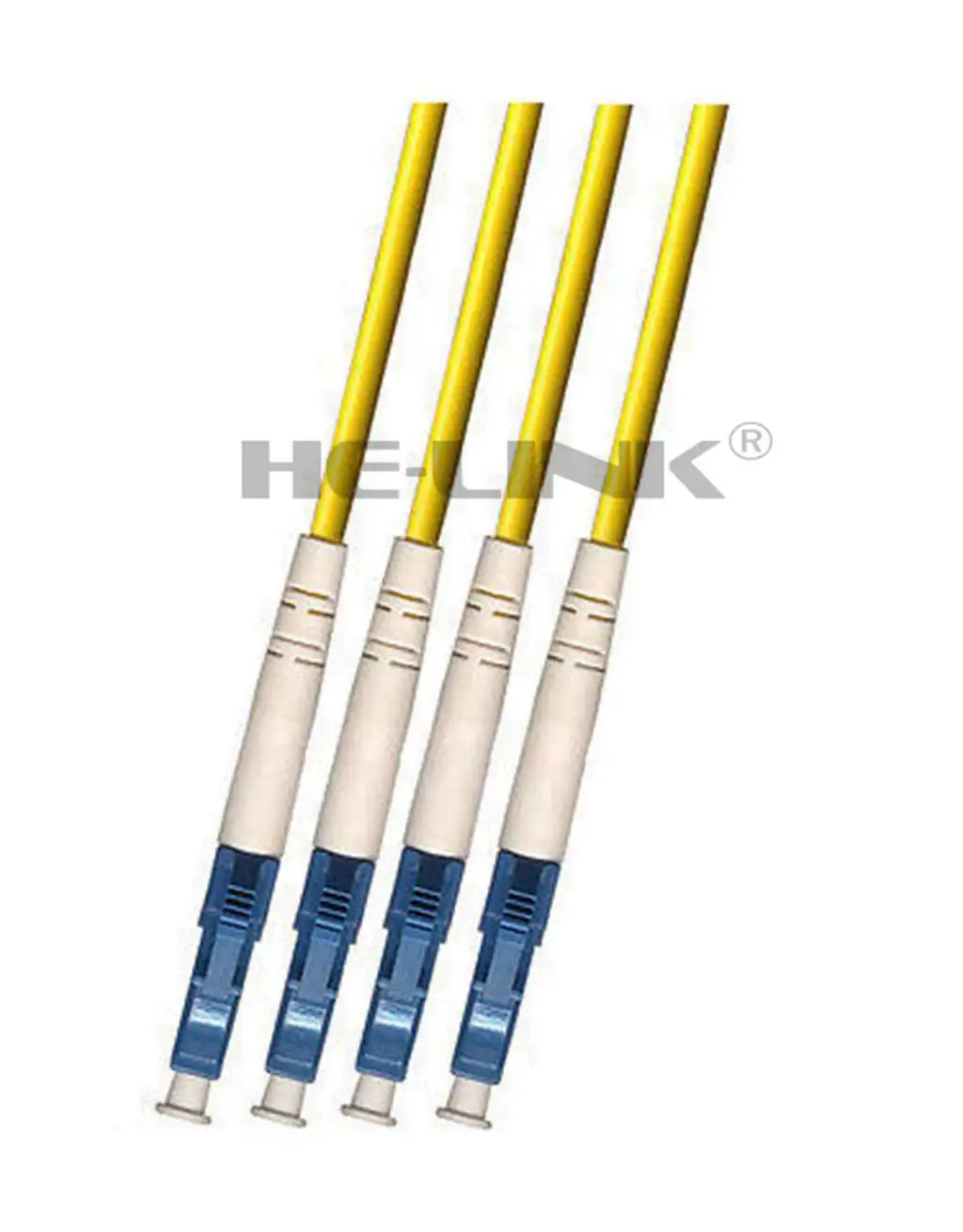 

LODFIBER 170M LC-LC Indoor Armored Singlemode 4 Strands Fiber Optic Cable Patch Cord 9/125