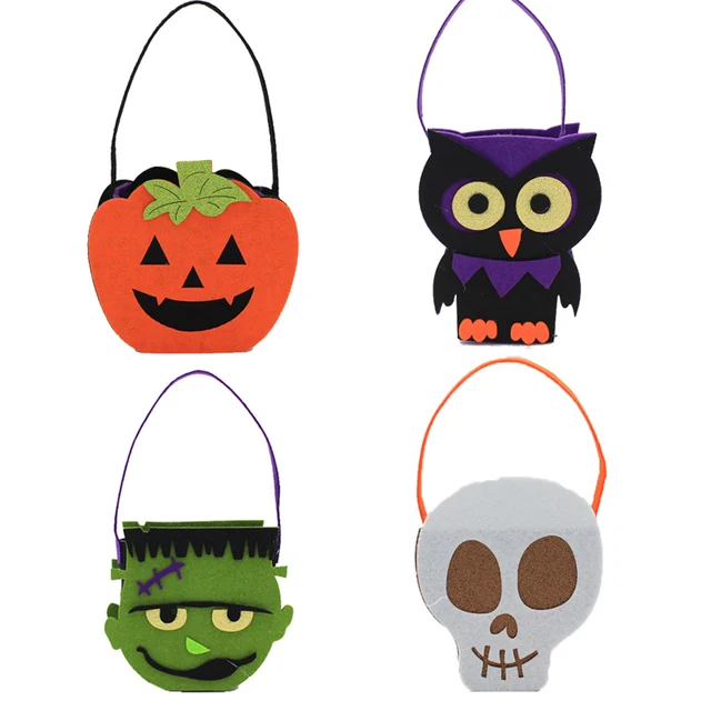 halloween party supplies bonbon sucr sac non tiss tissus citrouille hibou squelette halloween dcoration enfants - Squelette Halloween halloween party supplies bonbon sucr sac non tiss tissus citrouille hibou squelette halloween dcoration enfants - Squelette Halloween