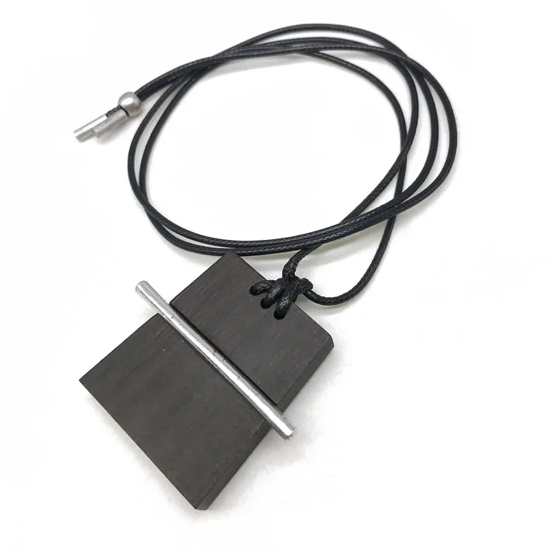 

Free Shipping Geometric Wooden Pendant Necklace