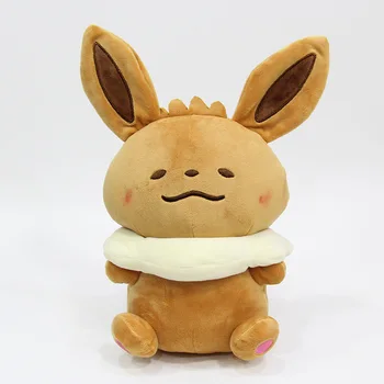 

5 pcs/lot 30CM Anime Eevee Plush Doll Figure Eievui soft Stuffed Plush Toy High Quality kawaii pillow For Gifts