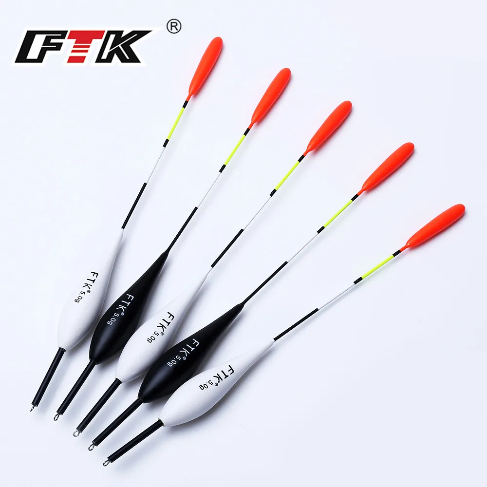 

FTK Fishing Float Barguzinsky Fir 10Pcs/Lot Mix Color Weight 2g-5g For Carp Fishing De Pesca Tackle Accessories Bobber flotad