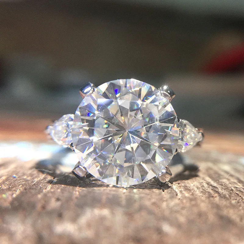 Кольцо обручальное с муассанитом 5 8 карат|stone engagement rings|stone ring goldstone gold |