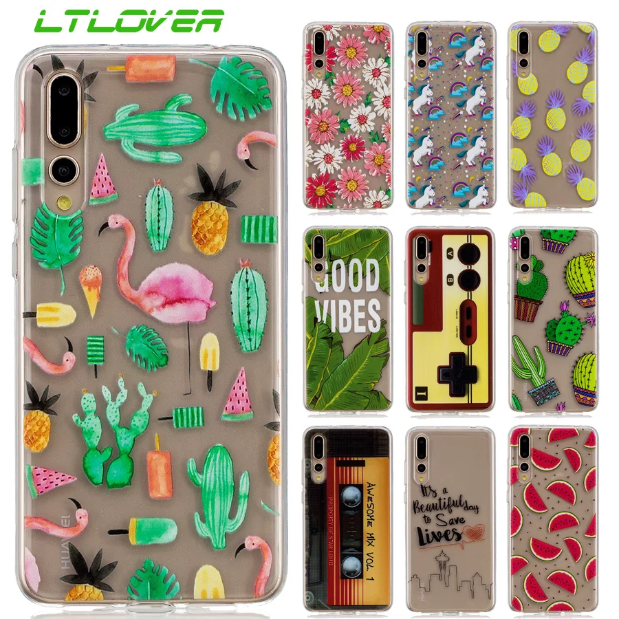 2018 Fruit summPattern Case For Huawei P8 P9 P10 P20 Lite Mate 10 Pro Y5 2017 Y9 Honor 9 P Smart Silicone Protective Cover |