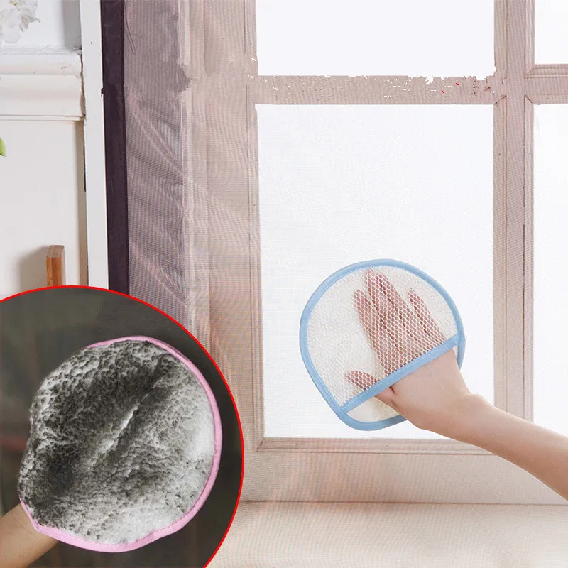 

High-efficiency Anti-grease Absorbent Rag Multi-function Household Window Screening Cleaning Cloth Dusting Gloves Thick Towel