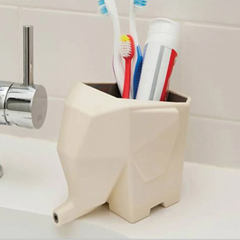 

Multi-Functional Cartoon Animals Toothbrush holder Bathroom Accessories Kitchen Organizer Tableware Cup Rack Spoon Storage Shelf