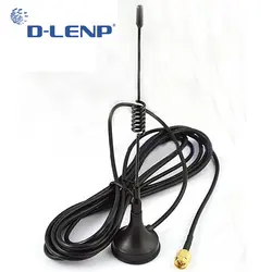 Dlenp 433 МГц 5dbi 433 МГц GSM телевизионные антенны SMA разъем w/Магнитная база для Ham радио усилитель сигнала ретранслятор с кабелем 2,5 м