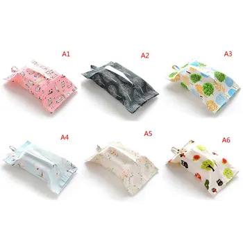 

ContainerClamshell Cosmetic Pouch Easy-carry Snap-strap WipesEco-friendly Clutch and Clean Wipes Carrying Case Wet Wipes Bag