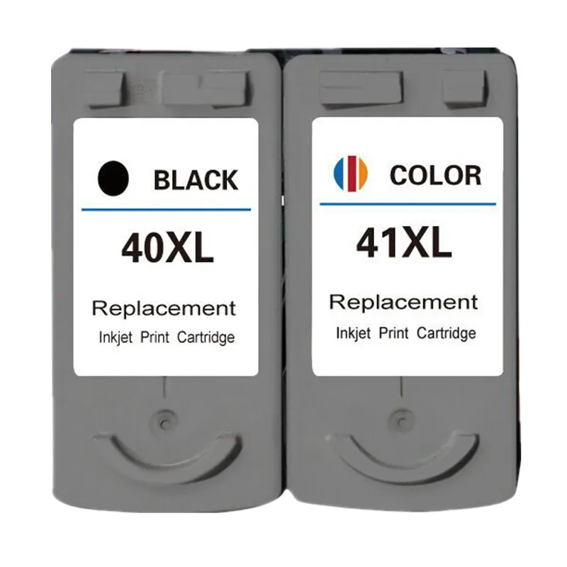2PK PG40 40 CL41 41 Ink Cartridge Cartouche encre For Canon Pixma MP160 MP140 MP180 MP190 MP210