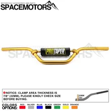 Золотой алюминиевый руль защита груди Мотокросс dirtbike внедорожный питбайк RMX DR DRZ DR-Z модель rmz RM JR TF 85 125 200 250 400 650