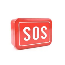 Открытый ящик для выживания SOS Печатный портативный медицинский портсигар Визитная карточка(Выживание) органайзер для инструментов Чехол Контейнер