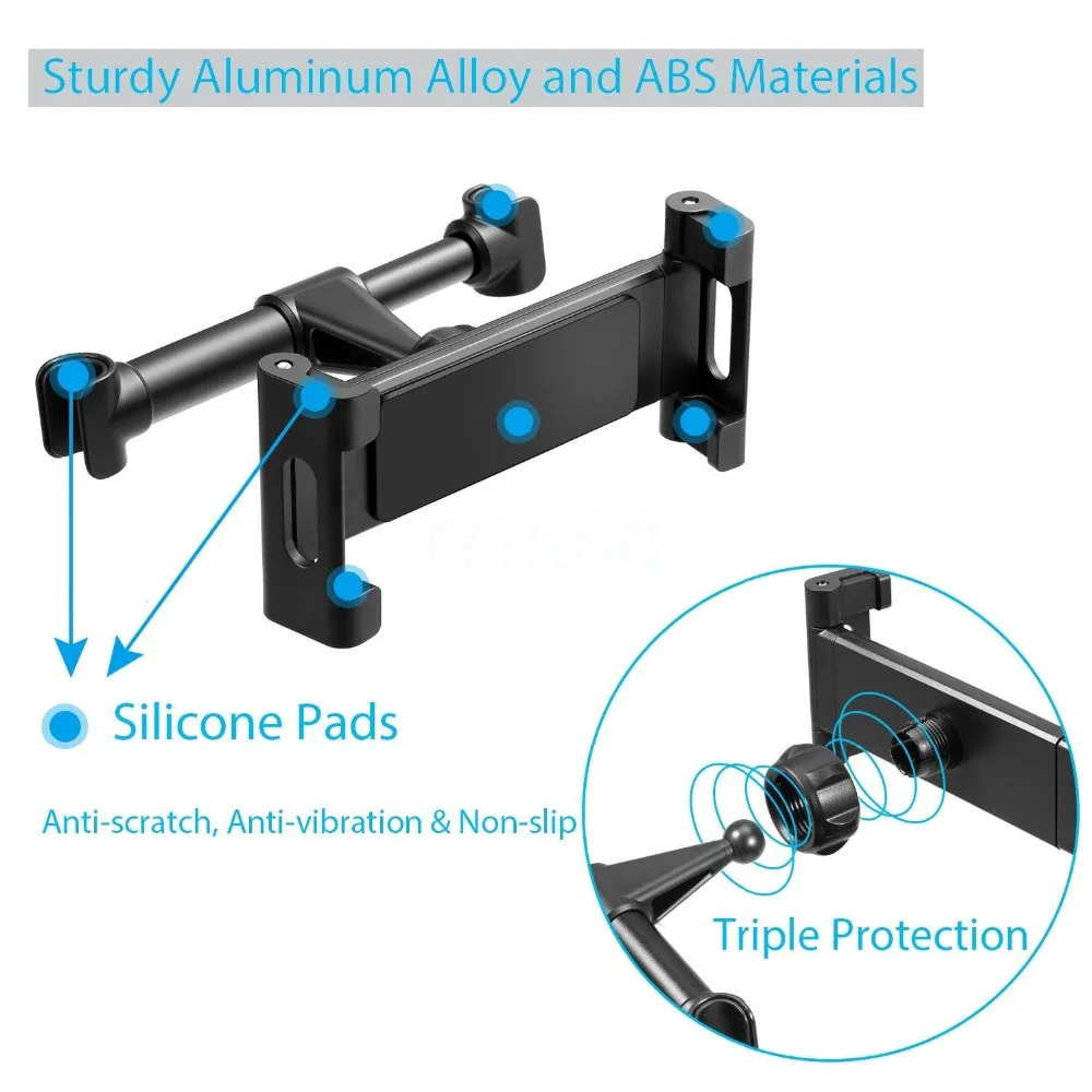 Подголовник, держатель для заднего сидения, автомобильный держатель для телефона 4,7-12,9 дюймов, Накладка для мобильного телефона, заднее сиденье, автомобильный держатель, подставка для планшета, ПК