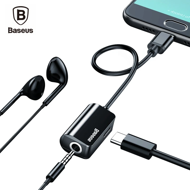 Baseus USB Type C To 3.5mm Earphone Cable Adapter Type C