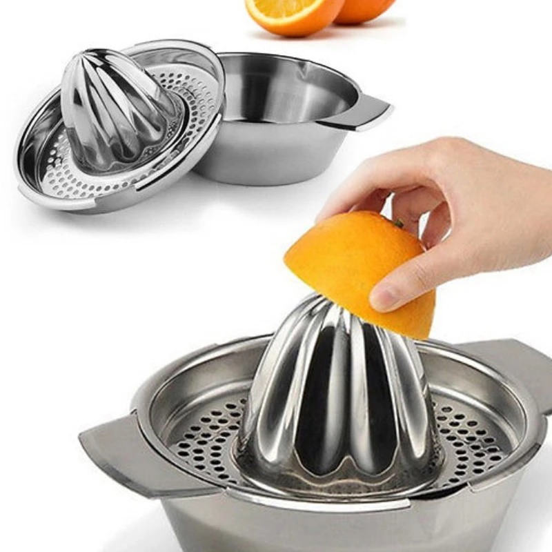 2019 Newest Citrus Juicer Lemon Lime Orange Fruit Hand Squeezer Press Tool Stainless Steel 17*9CM