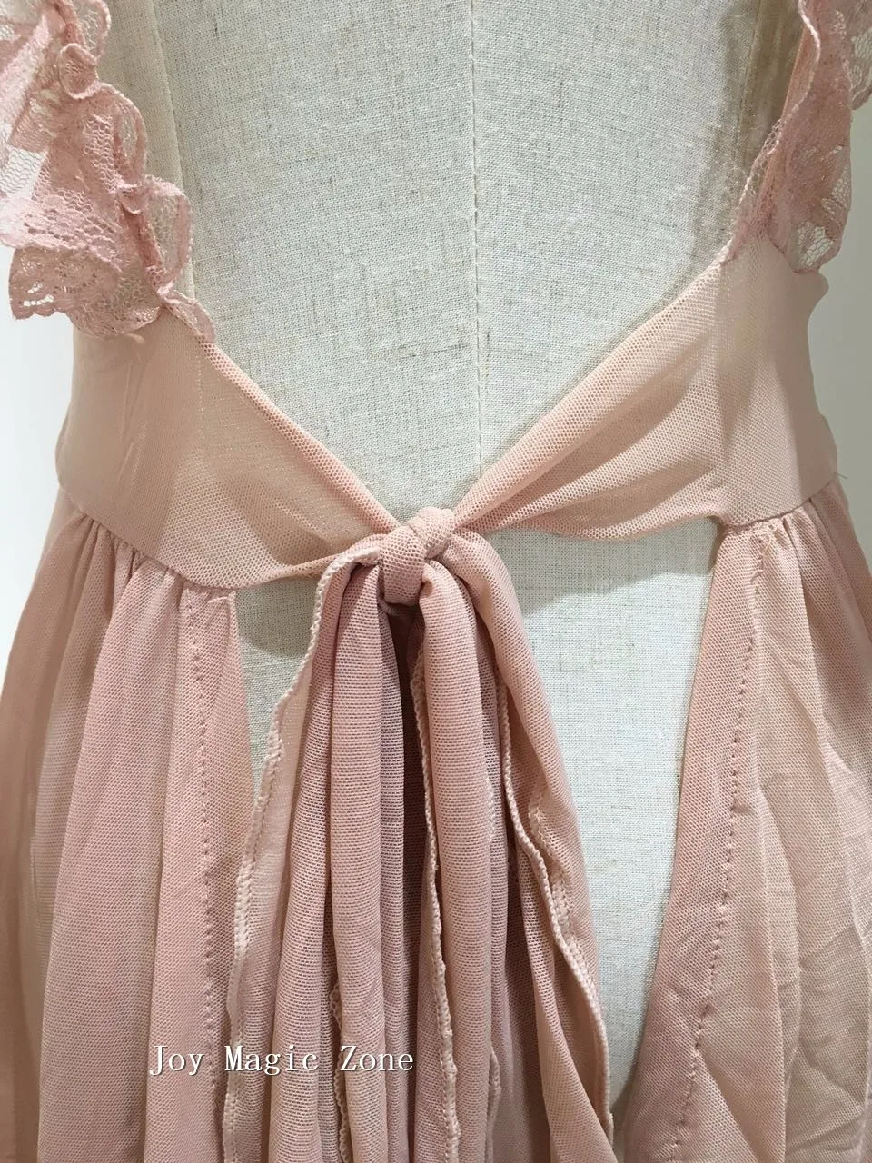 Yomrzl Новое поступление Сексуальная кружевная женская ночная рубашка, Марлевое Платье для сна, розовая пижама L225