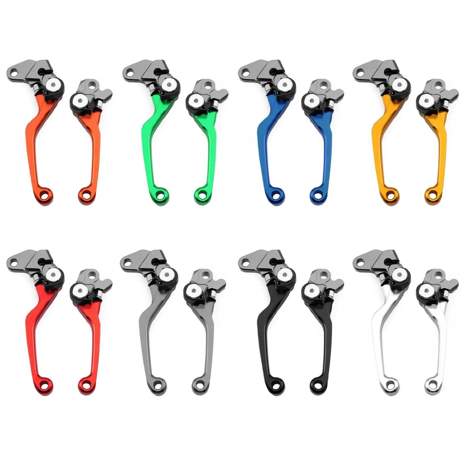 DRZ400S DRZ400SM DRZ 400S 400SM 2000-2015 DR250R 1997-2000 CNC Dirt Bike Pivot Brake Clutch Levers For Suzuki