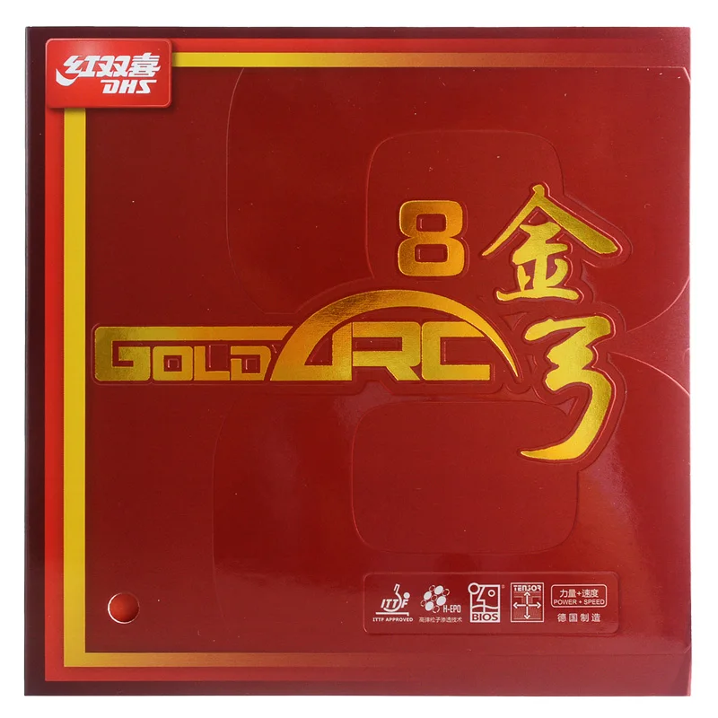 Оригинальный Dhs Goldarc 5 8 Goldarc5 Goldarc8 Pips in резина для настольного тенниса с