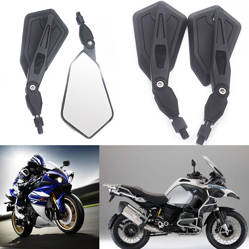M10 мотоцикл зеркало заднего вида чехол для Kawasaki ER 6N 6F ER-5 Z800 Z900 Z1000 Z750 W800 ZRX400 ZRX1100 10 мм зеркала заднего вида