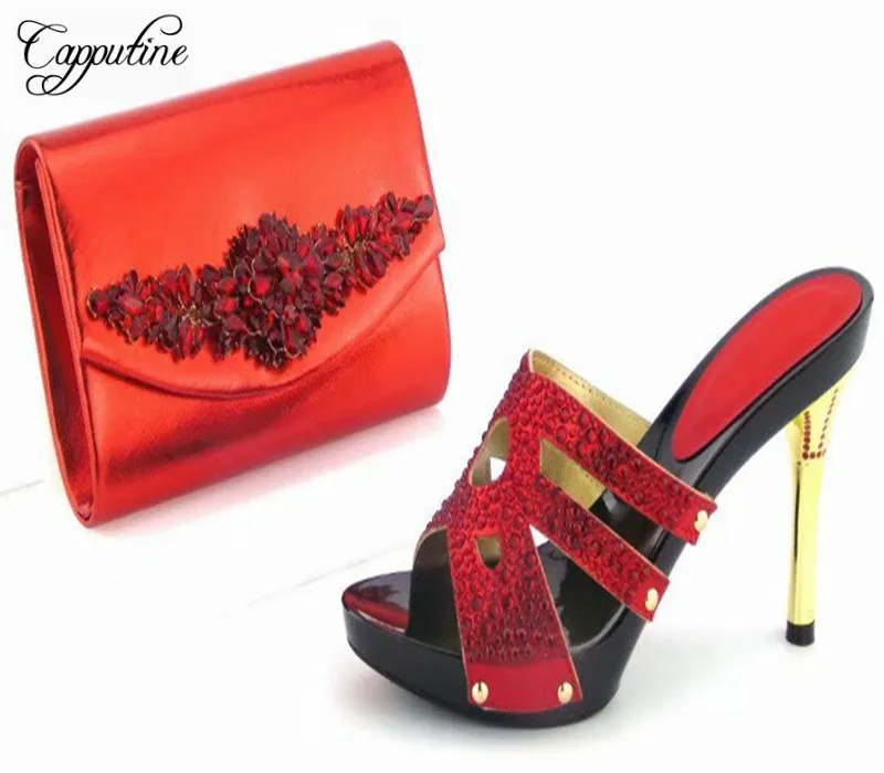 Capputine New Luxury Rhinestones European font b Women b font font b Shoes b font And