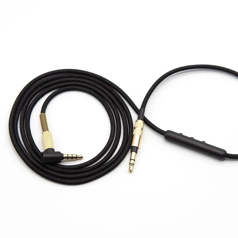 Replacement Audio Cable with Mic for Sony Beoplay H2 H6 H7 H8 Audio Technica DENON Beats Studio 2 0 Studio 3 0 Solo 2 Solo 3