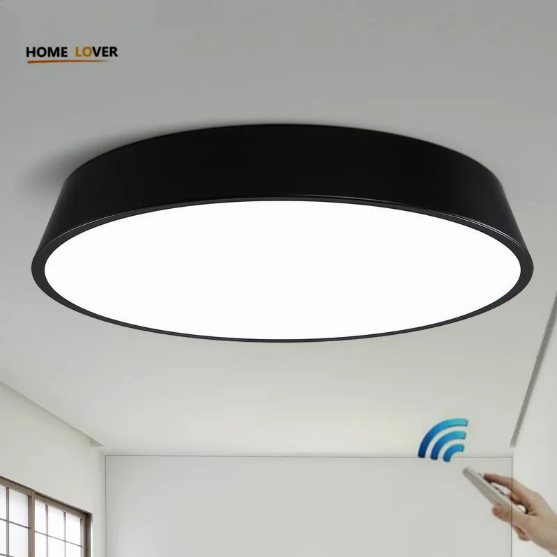 

Black White Ceiling Lights for living room Bedroom Kitchen Restaurant Living Room light Children Bedroom Lamp lamparas de techo