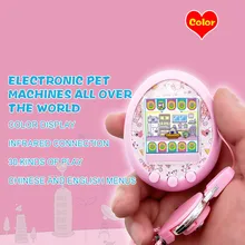 Цветной дисплей игровой автомат тамагочи электронный виртуальный кибер эльфы домашних животных детский подарок цветной экран игрушка для домашних животных