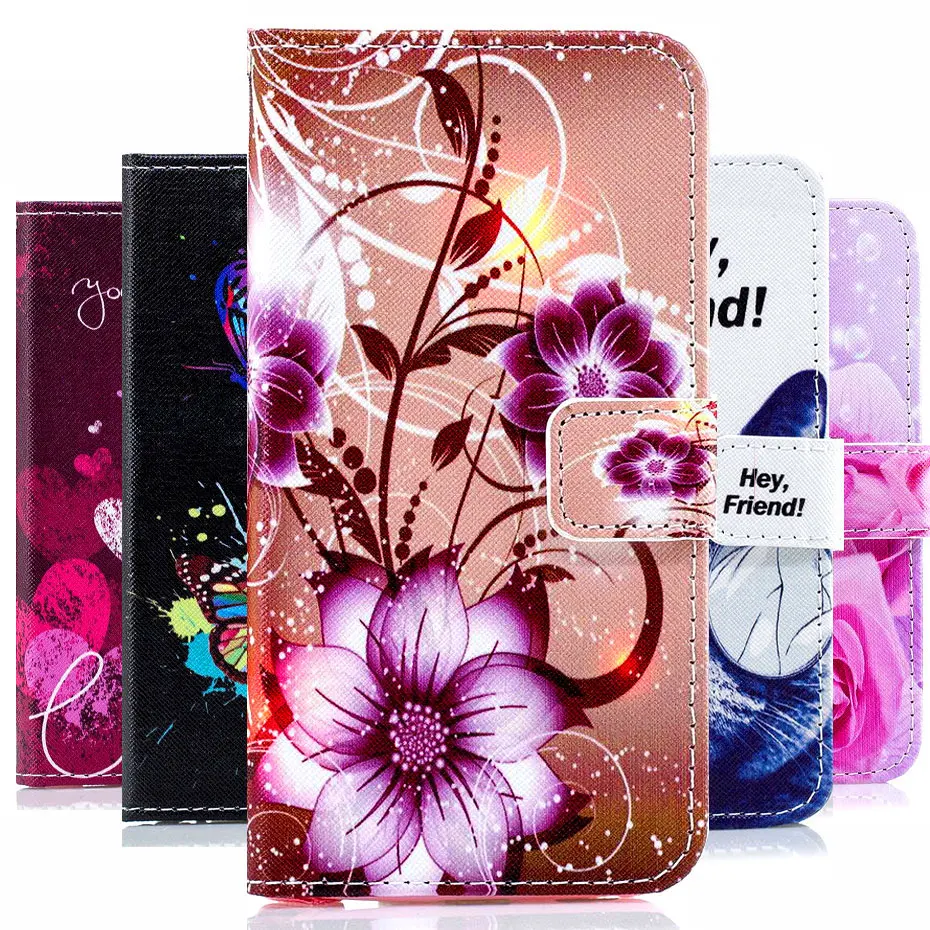 

Luxury Wallet Leather Flip Case For Samsung Galaxy J2 Core J260G J260 SM-J260G Dual SIM Cell Phone Case Painted Pattern Cover